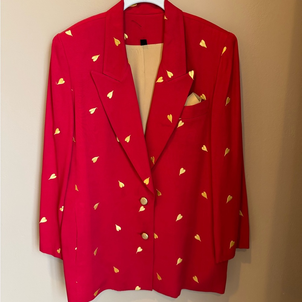 Gorgeous Marshall Rousso Red Jacket